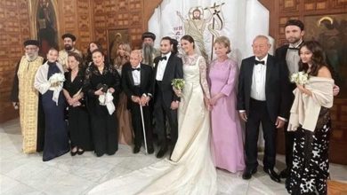 بالصور..حفل زفاف أنسي نجيب ساويرس أمام الأهرامات