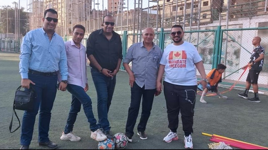 حسن محمود يفتتح  أكاديمية نادى الزمالك لكرة القدم بشبرا الخيمة  